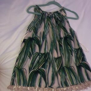 flower blouse (sleeveless)